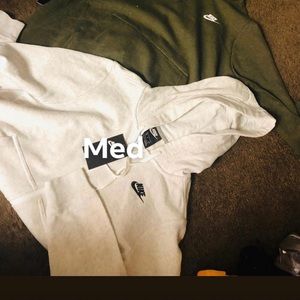 White Nike sweater